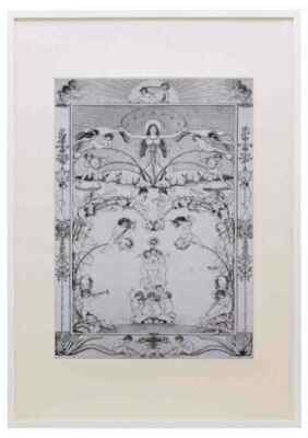 RUNGE Philipp Otto Tageszeiten Abend A3 A4 gerahmter Druck Bild