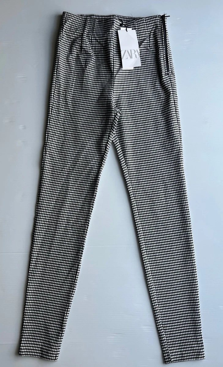 Zara top checkered leggings