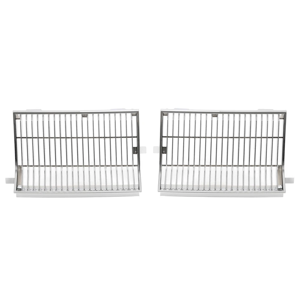 Silvery Grille Grill For 1981-86 Oldsmobile Cutlass Chrome 22531190 22531191 Foto 2 de 4