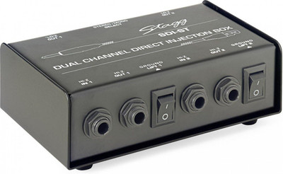 SDI-ST 2-Channel Passive DI Box with Mono/Stereo Switch
