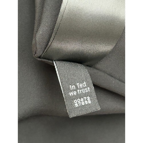 Vestido Ted Baker Nitcha Cuello Lazo en Negro Talla Grande / 4 - Imagen 9 de 10