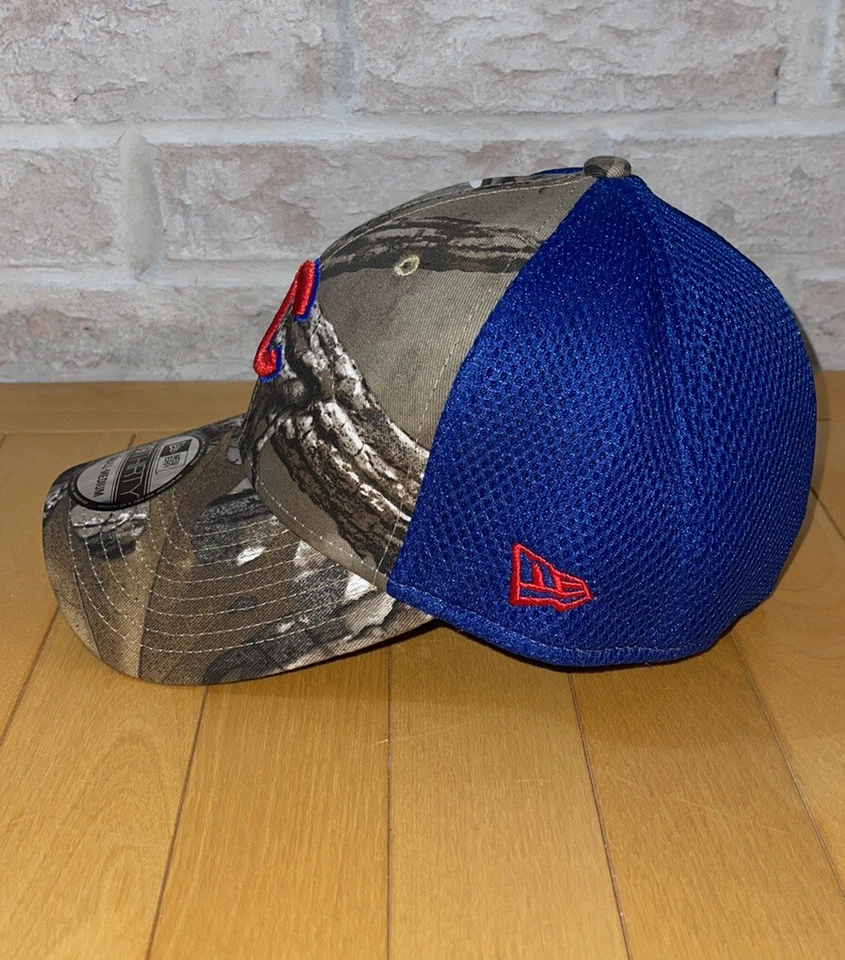 Бейсболка New Era 39Thirty Chicago Cubs на резинке из настоящего дерева малый-средний размер - Изображение 3 из 4