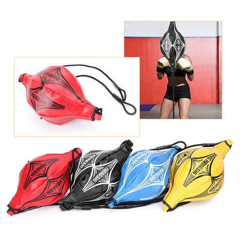 Double End MMA Boxing Speed Training Ball Kick Floor for Ceiling Punching Bag B