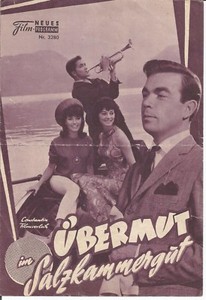 Uebermut im Salzkammergut    Kino Neues Film Programm  1963 AUSTRIA