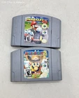 Mario Kart 64 Player's Choice Mario Party 2 Nintendo 64 N64 Game Lot Cartridges