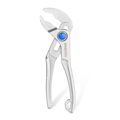 #ad WORKPRO 4 inch Water Pump Plier Groove Joint Plier Adjustable Tongue 15 Position $17.99