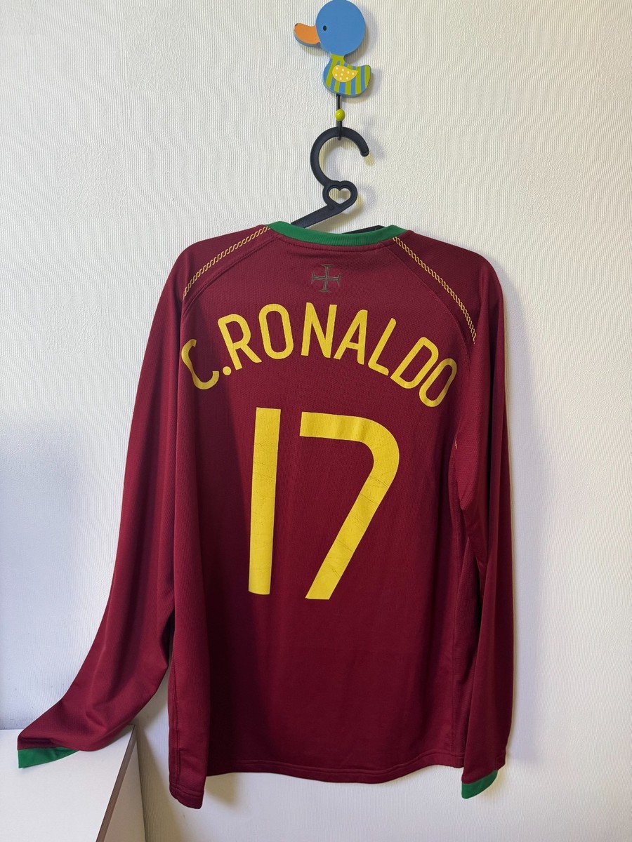 Official Nike] Portugal 2006 World Cup Ronaldo #17 Home Jersey