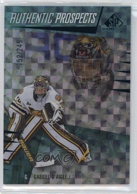 2023 SP Game Used CHL Edition Teal Patterned Foilboard /249 Gabriel D'Aigle 1ik9