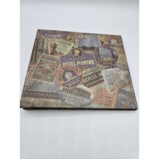 THE PAPER STUDIO TRAVEL POSTBOUND SCRAPBOOK ALBUM CLEAR SHEET PROTECTORS