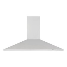 Chimney Hood Kitchen Extractor Fan Stainless Steel Push Button 3 Speed 900mm