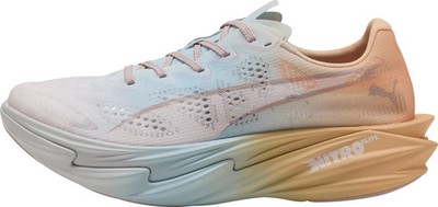 Puma Deviate Nitro Elite 4 RC Womens Running Shoes Orange Lightweight Trainers