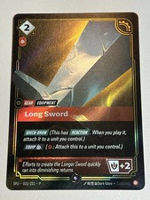 Long Sword 022/221 Top 8 - Near Mint - Riftbound Organized Play Promo — live eBay listing