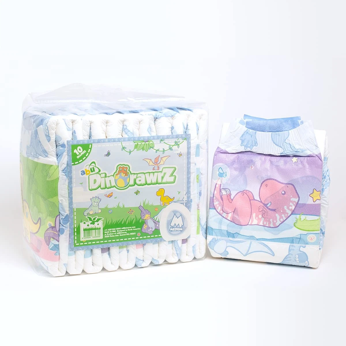 ABUniverse DinoRawrZ Diapers (Medium)
Opens in a new window or tab