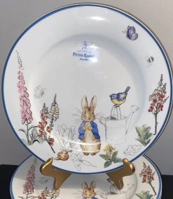 ZRIKE WORLD OF BEATRIX POTTER PETER RABBIT EASTER BUNNY DINNER PLATE