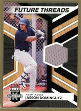 2022 Panini Elite Extra Baseball Future Threads RC Patch Jasson Dominguez FT-JD