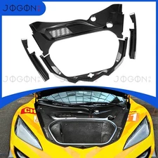Dry Carbon Front Trunk Surround Cover Kit For Corvette C8 Stingray Z51 Z06 2020+