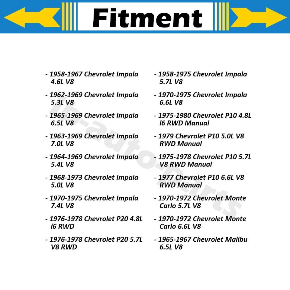 2X juntas dianteiras traseiras em U SKF para Chevrolet Del Ray 1957 1958 - Imagem 3 de 4