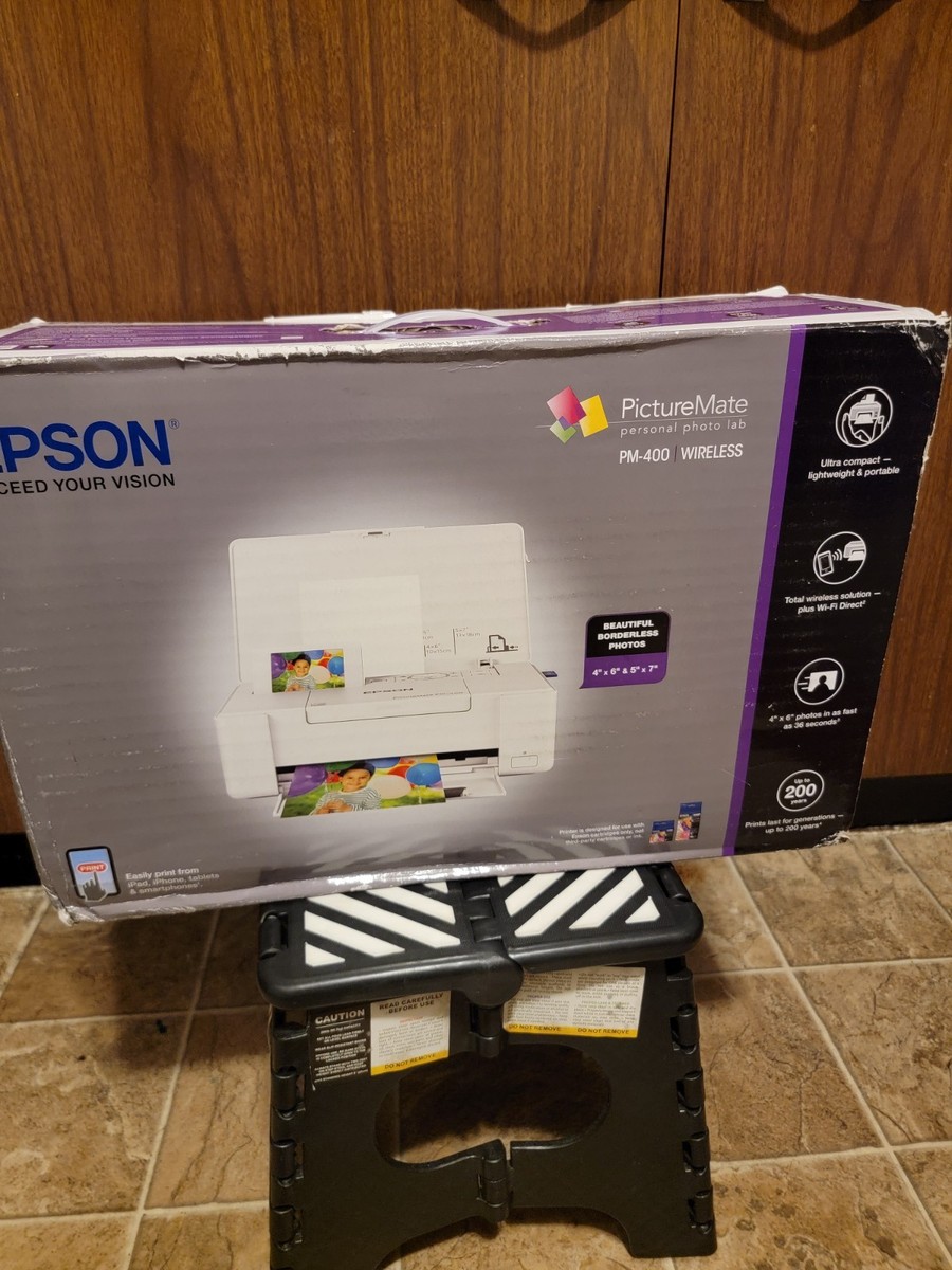 Epson PictureMate PM-400 White Standard Printer - C11CE84201