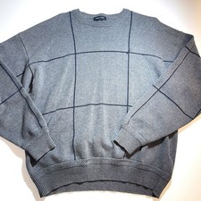 Nautica Men  s Cotton Pullover Sweater Gray Size Large