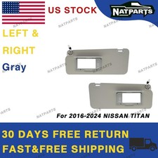 04-24 Nissan Titan Pair Gray Side Sun Visor W Light 96401-ez70b 96401-ez70b 04-24 Nissan Titan Pair Gray Side Sun Visor W Light 96401-ez70b 96401-ez70b