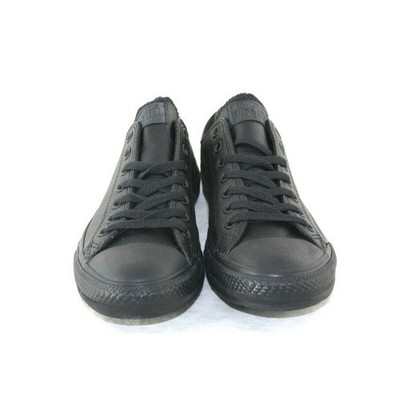 Size 7.0 Men= 9.0 Women  - Converse (Leather) Chuck Taylor All Star Low Black