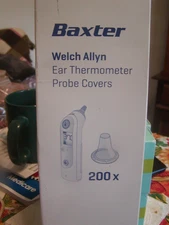 NEW Welch Allyn Baxter Ear Thermometer Probe Covers  200 Count Per Box Sealed