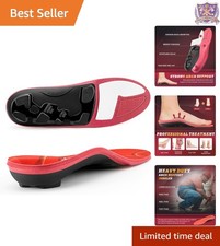 Orthotic Shoe Insoles Heavy Duty Support for Flat Feet Heel Cup Comfort