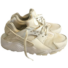NIKE AIR HUARACHE RUN GS WHITE PURE PLATINUM SHOES SNEAKER YOUTH 6 6Y 654275-110