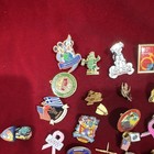 Mixed Lot Enamel Lapel Pins & Pinbacks: Disney, USA Flags, Awareness, 2000 — photo 2