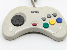 Sega Saturn White HST-3220 NTSC-J Japan Tested w/ FIGHTERS MEGAMIX