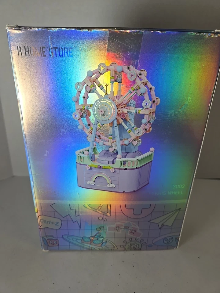 Music Box Ferris Wheel Building Blocks For Children 8+ - Image 3 of 3