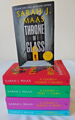 Sarah J. Maas  5 X Book Bundle Collection Set Paperbacks