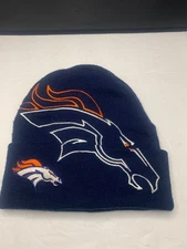 NFL Denver Broncos Game Day Skully Horse Logo Hat Blue Orange white OSFA