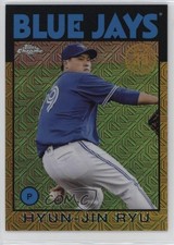 2021 Update Silver Pack 1986 Topps Chrome Baseball Gold 9/50 Hyun-Jin Ryu 06z2