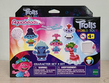 6  Trolls World Tour Aqua Beads Character Set Kit Kids Activity BUNDLE NEW