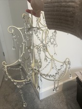 Laura Ashley 8 Arm Cream Chandelier Electrolier Light Fitting