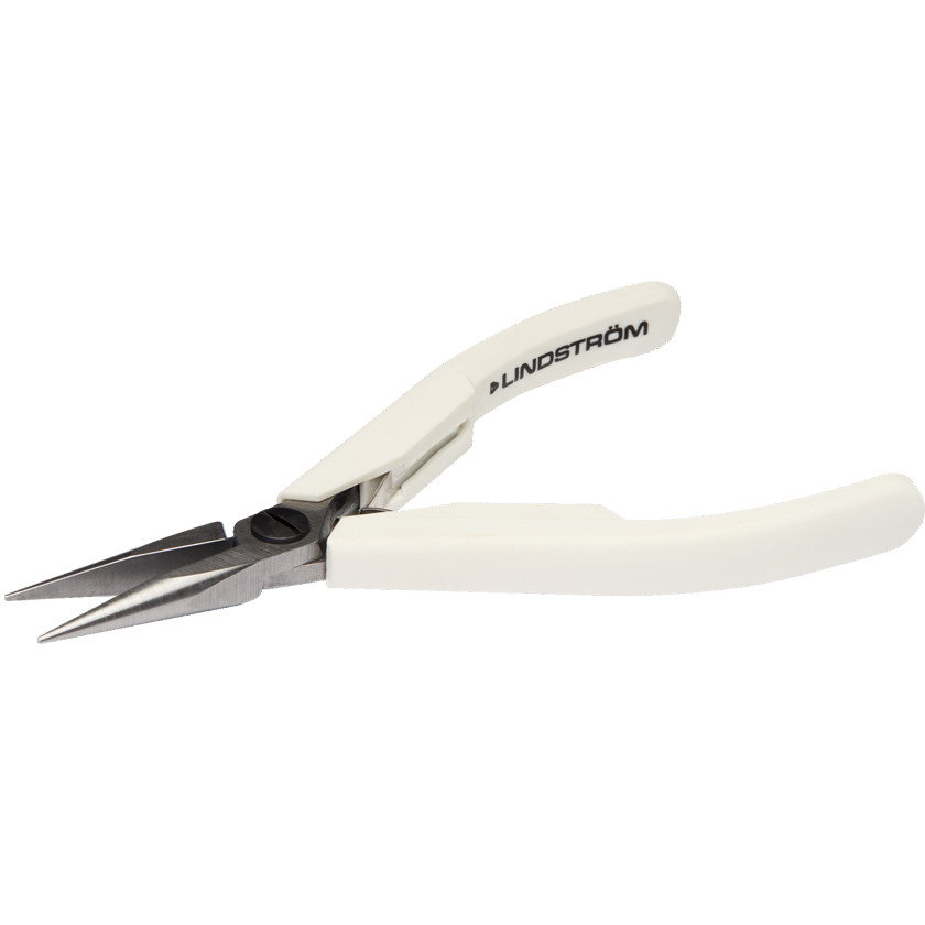 Lindstrom 7890 ESD Supreme Snipe Nose Pliers Dual-Component Synthetic Handle