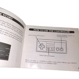 Adventures of LOLO Nes Manual