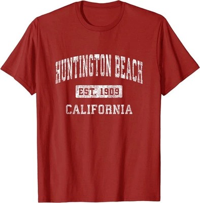 Huntington Beach EST. 1909 California CA Vintage Gift Unisex T-Shirt