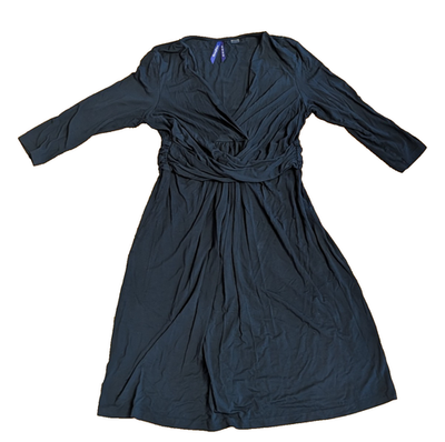 Seraphine Maternity Dress Navy Blue V-Neck 3/4 Sleeve Jersey Sz 12 | eBay Seraphine Maternity Dress Navy Blue V-Neck 3/4 Sleeve Jersey Sz 12 | eBay