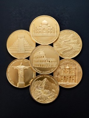 New Seven Wonders of the World 2007   Komplettes 7er Sammler-Set!