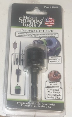 Snappy Festool Centrotec to 1/4'' Hex Quick Change Chuck Adapter MADE IN USA