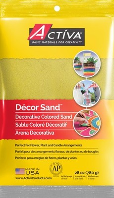 ACTIVA D  cor Sand, 28-Ounce, Bright Yellow