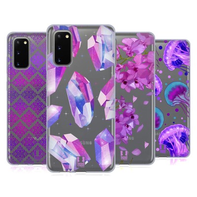 HEAD CASE DESIGNS ULTRA VIOLET PATTERNS SOFT GEL CASE FOR SAMSUNG PHONES 1