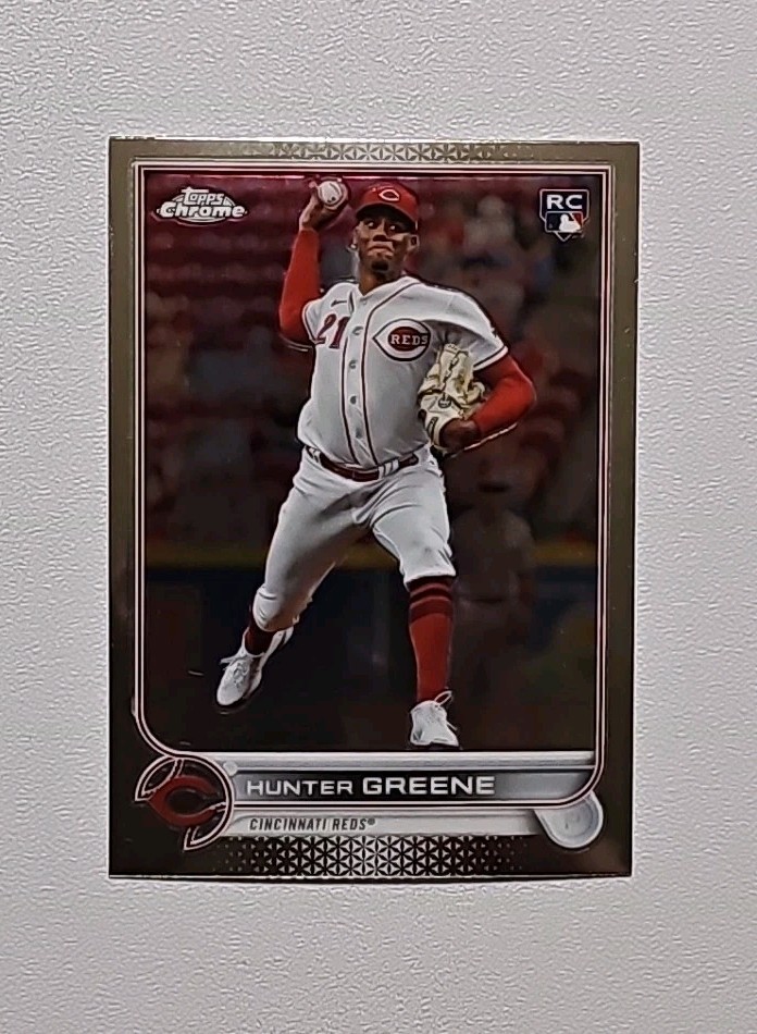 2022 Topps Chrome Update Series - Hunter Greene #USC191 (RC)
