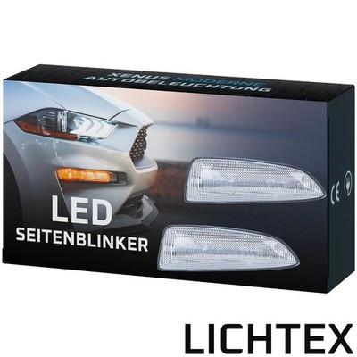 LED Blinker Umrüst-Satz 13273104 1713005 für Opel transparent clear dynamisch