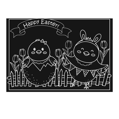 Imagination Starters - Easter 2022 Chalkboard Travel Mat