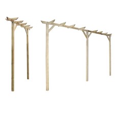 Gartenpergola Pergola Rosenbogen Rankhilfe Holzbogen Torbogen Holzpergola