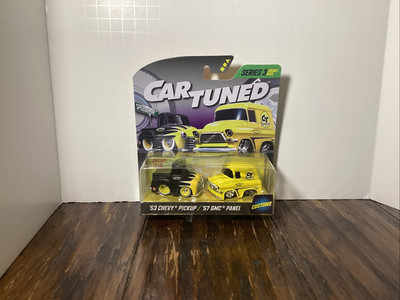 Car Tuned Series 3 2 Pack 53 chevy Pick Up / 57 Gmc Panel Customs Mga Die Cast