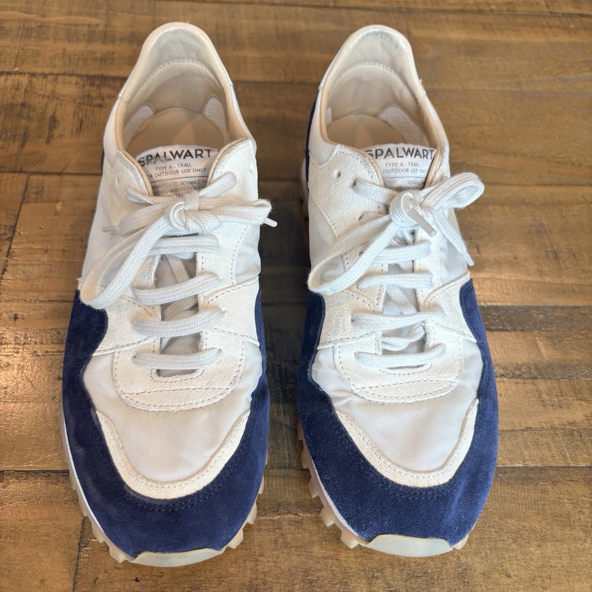 Spalwart Type A Trail Marathon Trainers White&Navy Size 38/US